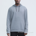 Westerse mannen fleece sweatshirt met capuchon